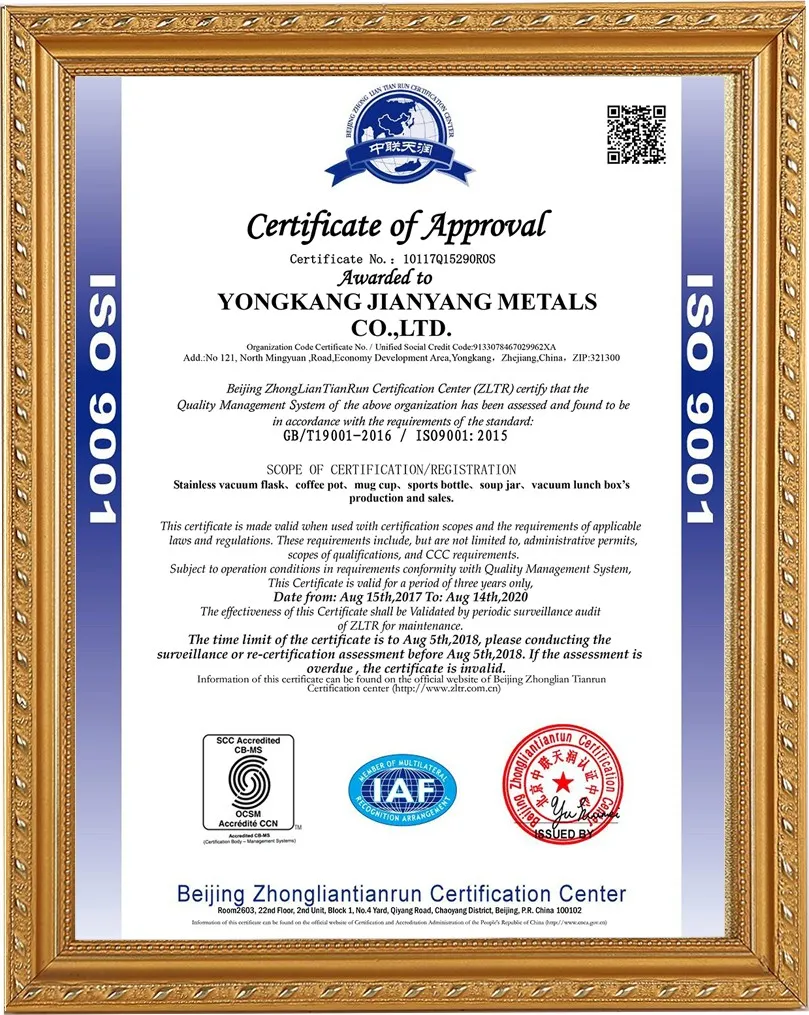 Jianyang ISO14001 Certification